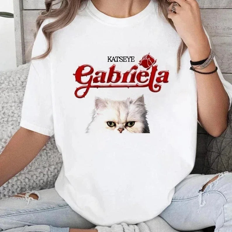 Women's Retro Vintage KATSEYE Gnarly T-Shirt Unisex Men Vintage Oversize Tee Cotton Streetwear Loose Short Sleeve Tops Tee